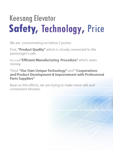 Keesang Elevator / Safety, Technology, Price